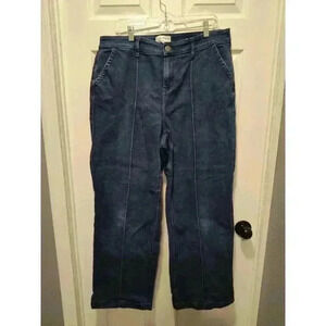 Lane Bryant Wmns Signature Fit High-Rise Wide Leg Flex‎ Magic Waistband Jeans 14